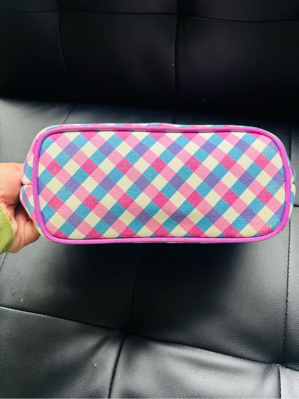 Dooney & Bourke Pink Multicolor Gingham Mini Satchel - Picture 3 of 6